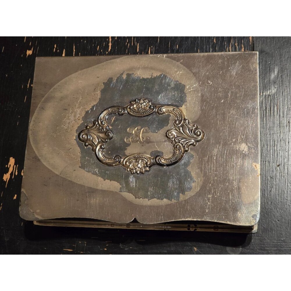 Vintage Wallace Baroque 248 Silverplate Jewelry Trinket Box Organizer